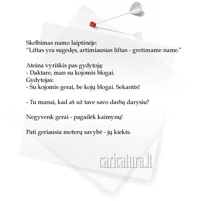 Anekdotai, satyra ir humoras, caricatura.lt