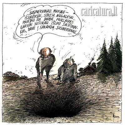 Karas keliuose >> Karikatr portalas www.caricatura.lt