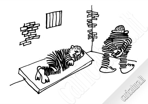 Karikatūra Kalinys, Prisoner caricature, Andrius Cvirka, karikatūros, caricaturas, cartoon, karikaturen, karikaturi, caricatura.lt