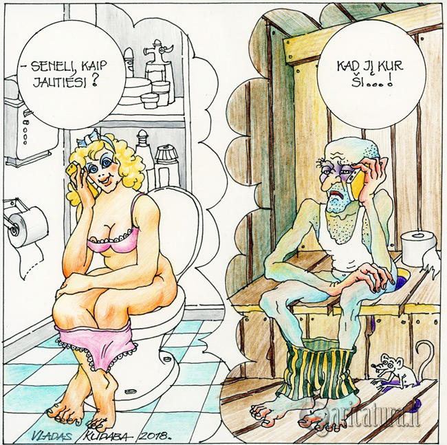 Kudaba Valdas – karikatūra "Senelis"