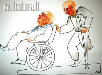 Edmundas Unguraitis karikatūra caricature caricaturas