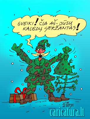 Henrikas Vaigauskas, karikatūra, caricature, caricaturas